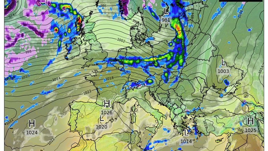 Pogoda. Porywisty wiatr nad Polską. Miejscami powieje z prędkością 100 km/h