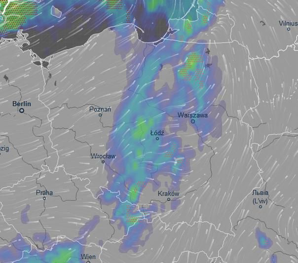 Chłodny front we wtorek 