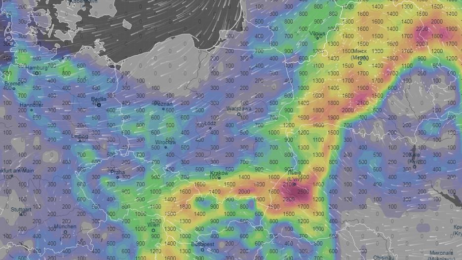 Burz należy spodziewać się tylko na południu Polski