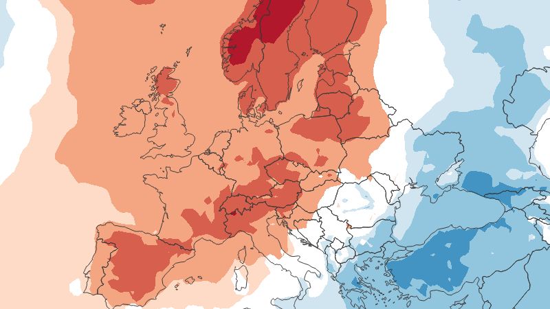25 lutego temperatury nad Polską będą wyższe niż zwykle