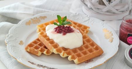 Gofry twarogowe. Jeszcze lepsze niż z budki