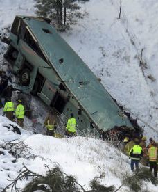 Katastrofa autokaru w USA