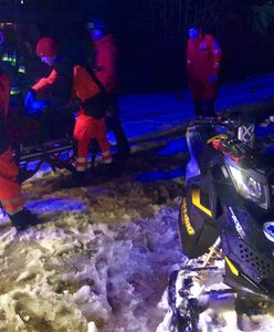 Narciarz przez kilka godzin leżał w głębokim śniegu. Akcja GOPR