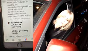 Protestował przed TVP, dostaje groźby. Pokazał, co piszą do niego ludzie