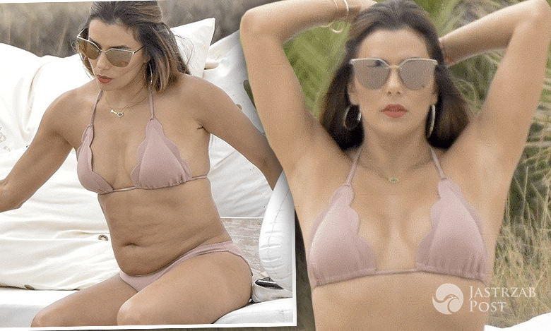 42-letnia Eva Longoria w bikini polskiej marki na Ibizie! Tak wygląda bez Photoshopa