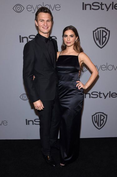 Ansel Elgort - Złote Globy x InStyle afterparty 2018