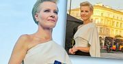 Stylowa Małgorzata Kożuchowska jak światowa gwiazda upamiętniła Jana Pawła II! Szyk i elegancja w każdym calu!