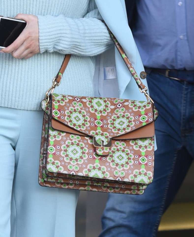 Małgorzata Rozenek w błękitnej stylizacji w Dzień Dobry TVN