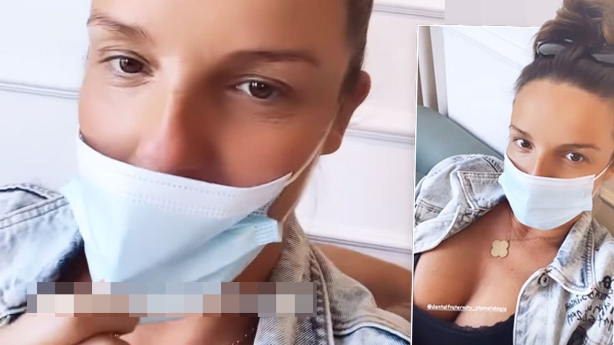 Już za chwilę poród. Agnieszka Włodarczyk pokazała OGROMNY brzuszek na ostatniej wizycie u dentysty