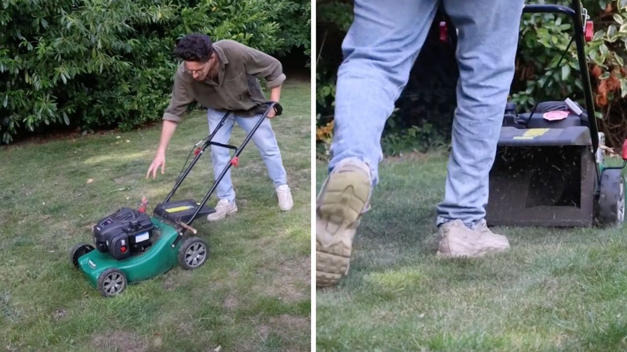 TikToker pokazała trik z kosiarką. Może być niebezpieczny