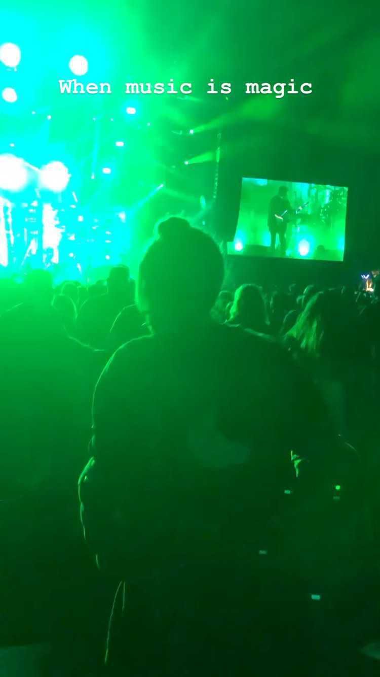 Lady Gaga na koncercie The Cure
