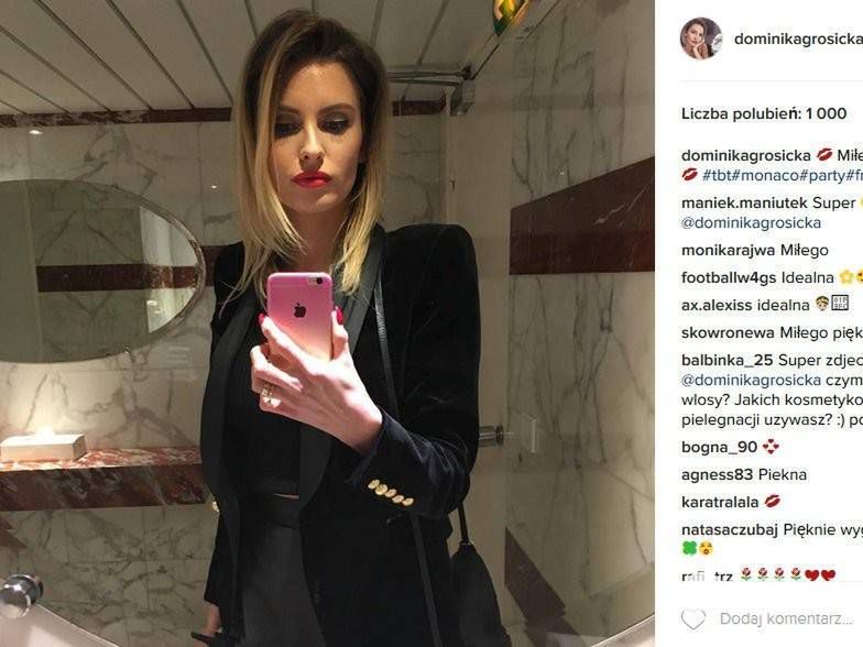 Dominika Grosicka z mężem Kamilem Grosickim na imprezie