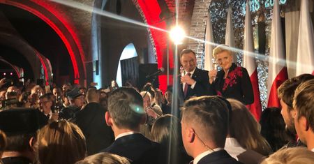 Andrzej Duda na spotkaniu z korpusem dyplomatycznym. Toast na Niepodległą