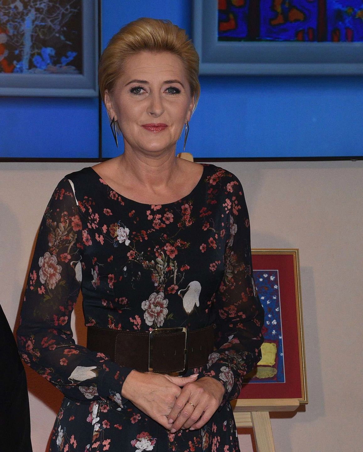 Stylizacja Agaty Dudy na "Choinkach Jedynki"