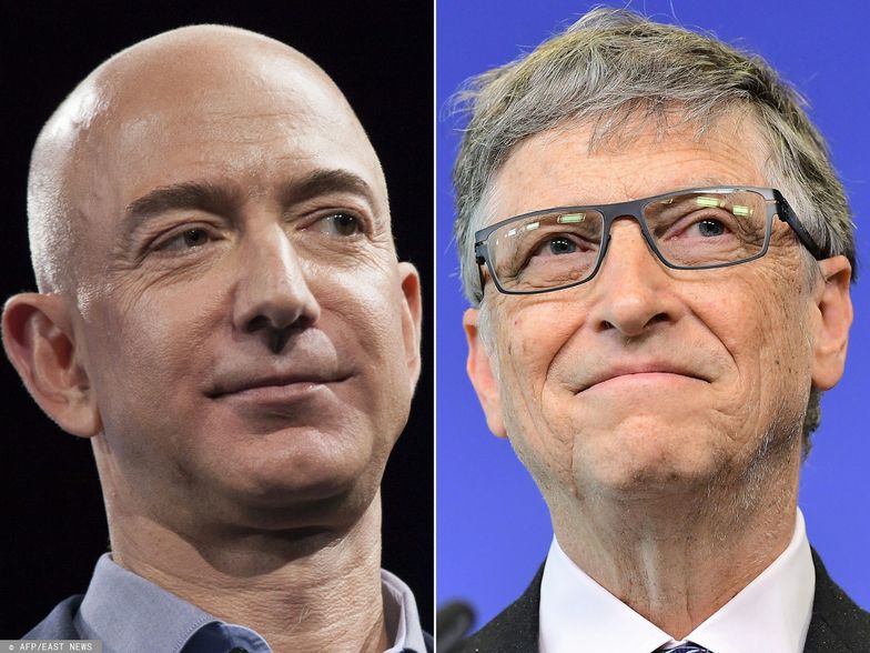 Jeff Bezos i Bill Gates są na szczycie listy najbogatszych biznesmenów świata.