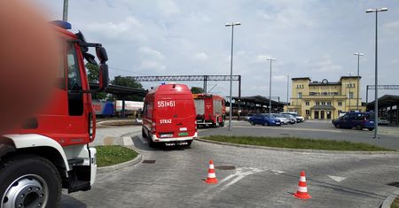 Było czuć gaz na dworcu PKP w Pile