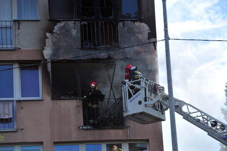 Wybuch gazu w wieżowcu w Szczecinie