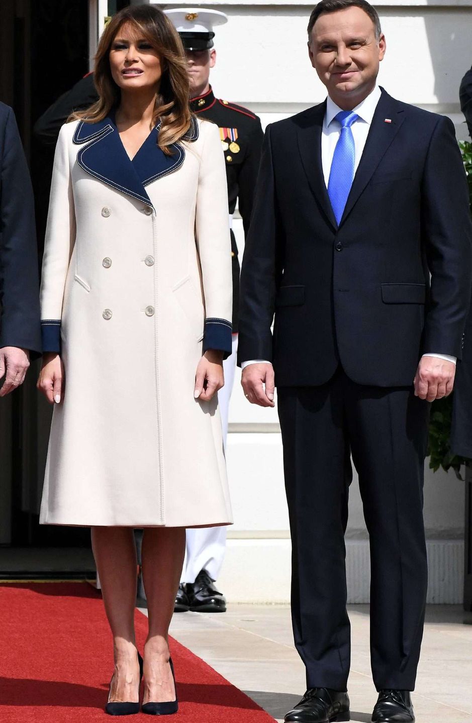 Melania Trump i Andrzej Duda