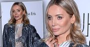 Agnieszka Woźniak-Starak na pokazie Łukasza Jemioła wyglądała jak luksusowa błyskotka! Co za elegancja!