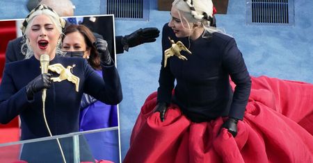 Lady Gaga narobiła szumu na zaprzysiężeniu Joe Bidena! Kreacja spektakularna. Wszyscy mówią o jednym detalu