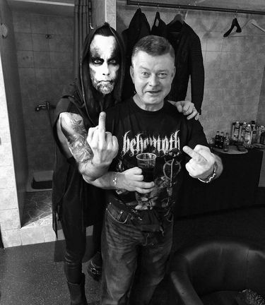 Nergal z bratem Pawłem