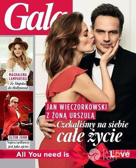 Jan Wieczorkowski na okładce Gali