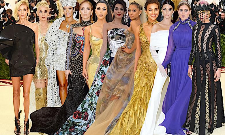 Zjawiskowe kreacje gwiazd na MET Gala 2018: Anja Rubik, Rihanna, Jennifer Lopez, Kim Kardashian, Katy Perry, Irina Shayk [DUŻO ZDJĘĆ]