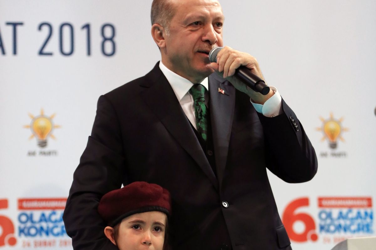 Recep Tayyip Erdogan do 6-letniej dziewczynki. "Jeśli zostaniesz męczennikiem, uhonorujemy cię"