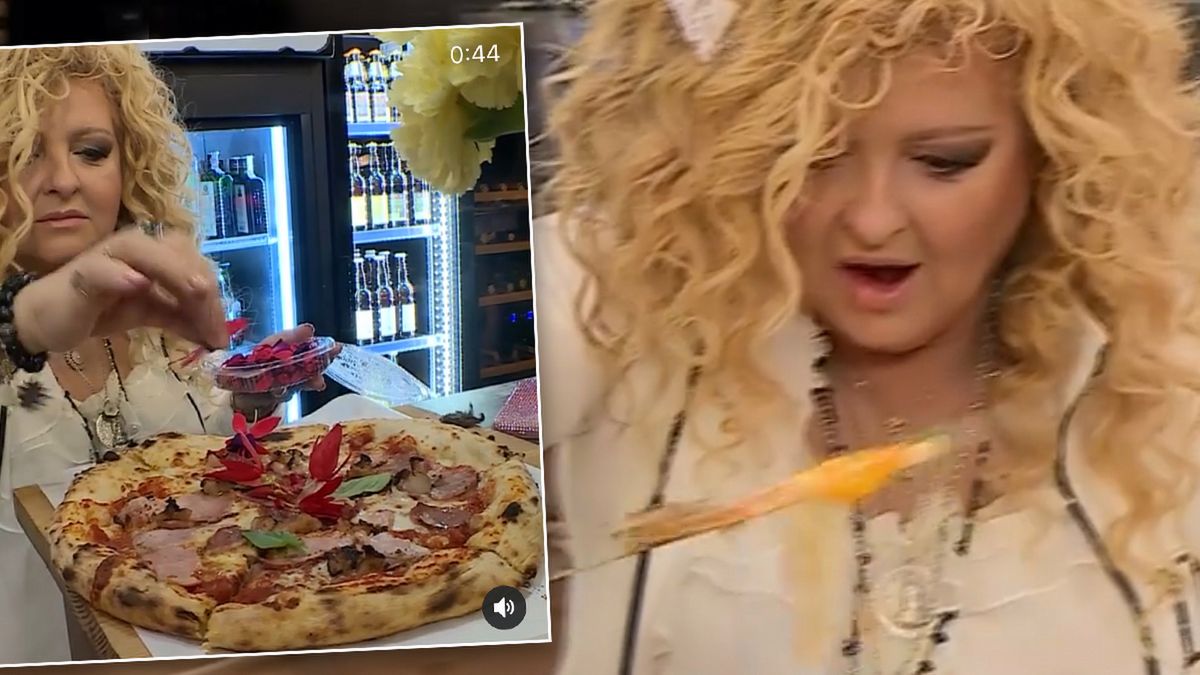 Magda Gessler zachwyca się pizzą