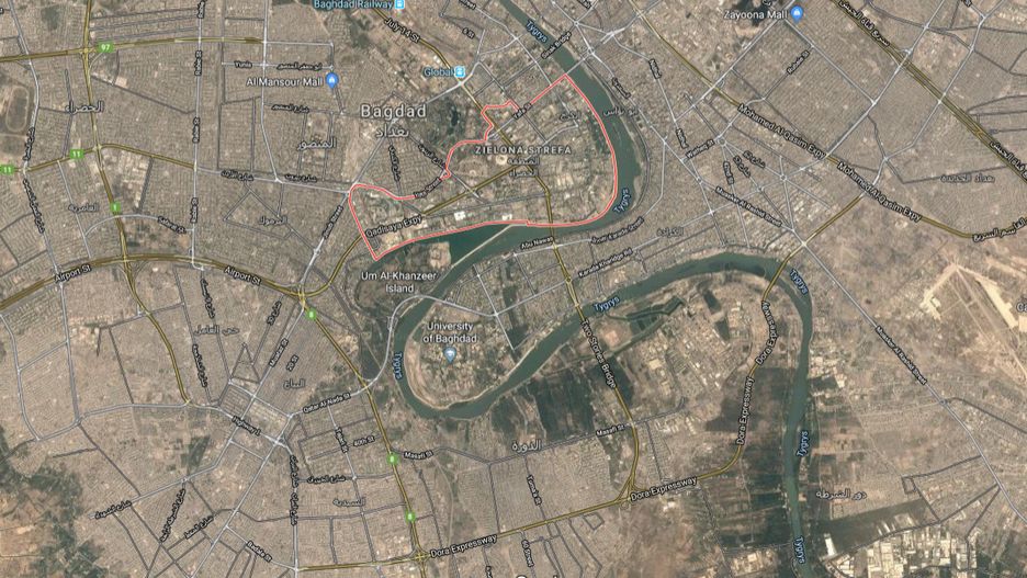 Irak. Atak na dzielnicę rządową w Bagdadzie