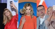 Miny, selfie, dziubki. Fruwający Kuba Wojewódzki, dyskretny telefon Małgorzaty Rozenek i słodki dziubek Agnieszki Szulim