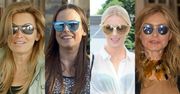 Okulary lustrzanki to hit tego lata! Pokochały je Edyta Górniak, Kinga Rusin, Halina Mlynkova i Monika Olejnik [dużo zdjęć]