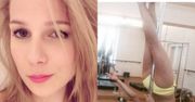 Marta Wierzbicka trenuje taniec na rurze