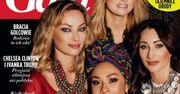 Omenaa Mensah, Justyna Steczkowska, Weronika Książkiewicz i Katarzyna Bujakiewicz razem na okładce magazynu