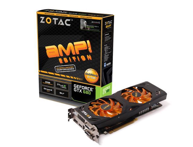 Zotac aktualizuje GeForce GTX 680 AMP! Edition