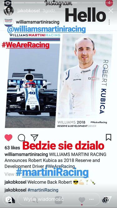 Robert Kubica w teamie Williams