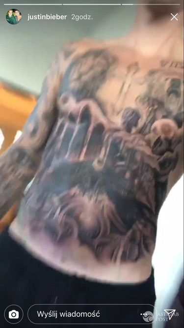 Justin Bieber ma nowy tatuaż