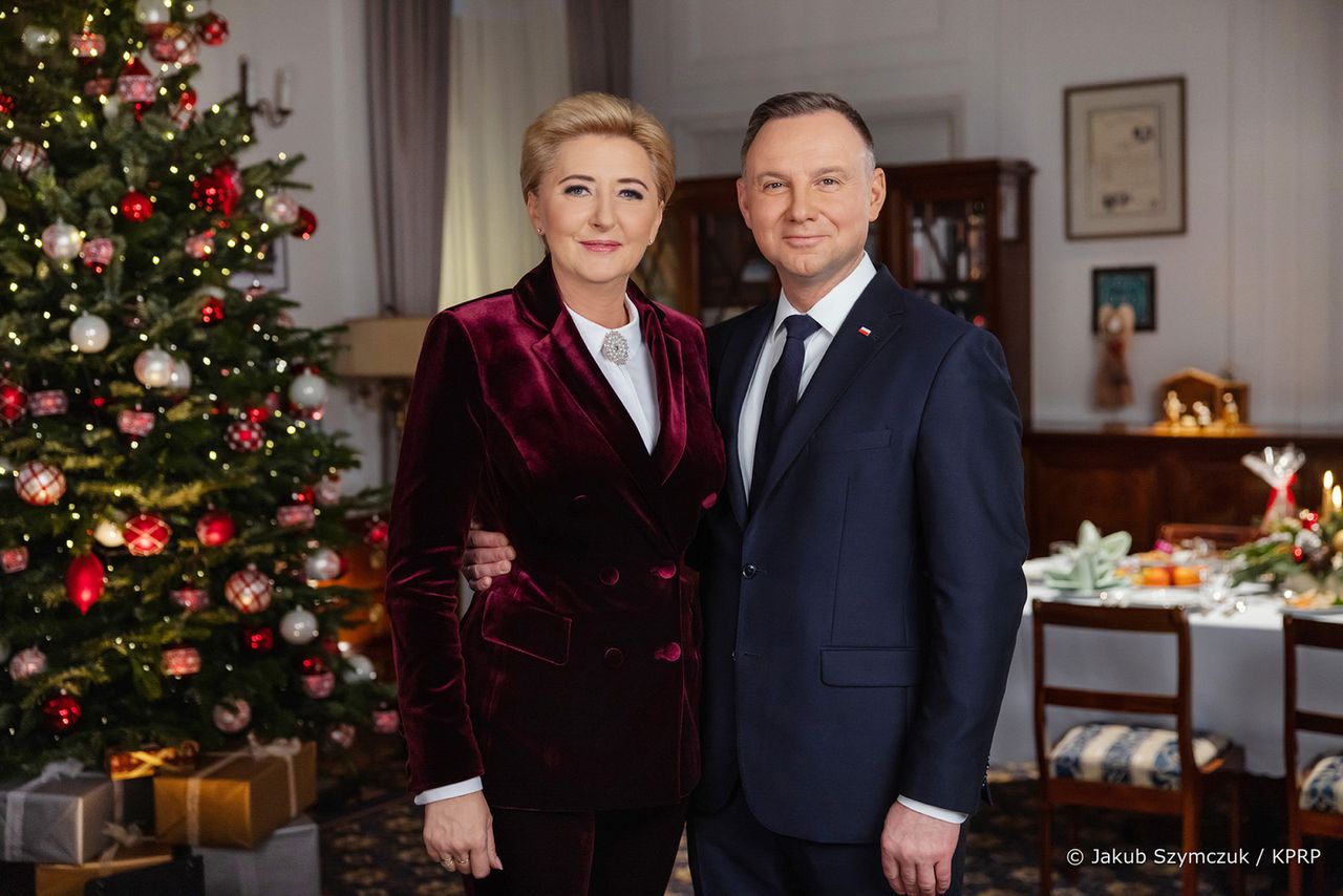 Agata Duda i Andrzej Duda – święta 2021