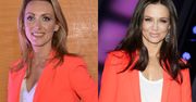 Kinga Rusin i Anna Kalczyńska w tym samym stylu. Dwie prowadzące Dzień Dobry TVN postawiły na oranżowy żakiet [zdjęcia]