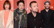 Tymon Tymański z ciężarną ukochaną, zawadiacki Mozil i Aneta Todorczuk-Perchuć w brzoskwiniowej kreacji na premierze "Polskiego Gówna"