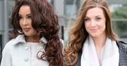 Eva Minge i Julia Kamińska wychodzą ze studia TVP [paparazzi]