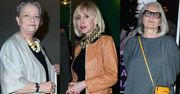 Grażyna Kulczyk, Anna Seniuk i Magda Umer na spektaklu "Msza za miasto Arras"