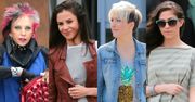 Magda Steczkowska w dżinsowym total-looku, a Natalia Kukulska w odcieniach szarości na Woronicza [paparazzi]