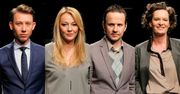 Maria Seweryn, Katarzyna Kwiatkowska, Bartłomiej Topa w garniturach na próbie spektaklu [zdjęcia]