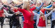 Majka Jeżowska na pierwszym w historii Europy świątecznym "flash mobie"