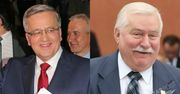 Bronisław Komorowski i Lech Wałęsa promują serwis wymiany walut