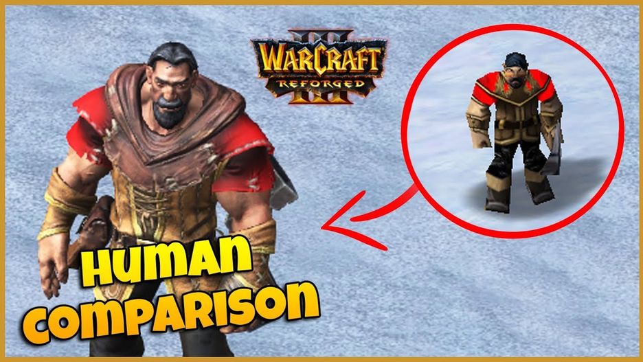 Porównanie jednostek z oryginalnego Warcrafta III i odświeżonej wersji.