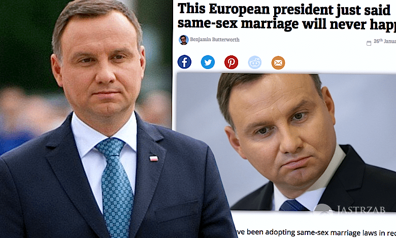 Wstyd! Zagranica wytyka Andrzejowi Dudzie homofobię! "To jedyny taki prezydent w Europie"