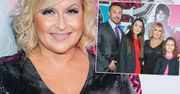Skrzynecka z rodziną na premierze "Kogel Mogel 4". Kasia podkreśliła kształty, ale była inna gwiazda, która wyglądała niemal identycznie