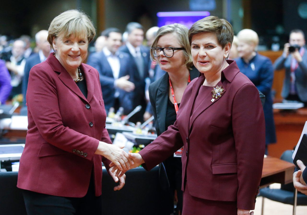 Beata Szydło i Angela Merkel niczym siostry